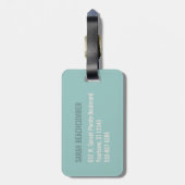 Beach Hawaii | Momenten verzamelen geen dingen Bagagelabel (Achterkant verticaal)