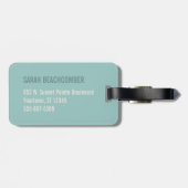 Beach Hawaii | Momenten verzamelen geen dingen Bagagelabel (Achterkant horizontaal)