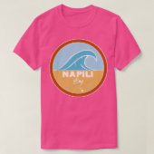 Beach Hawaii Pacific Ocean Beach Waves van Napili  T-shirt (Design voorkant)