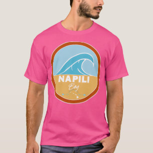 Beach Hawaii Pacific Ocean Beach Waves van Napili  T-shirt