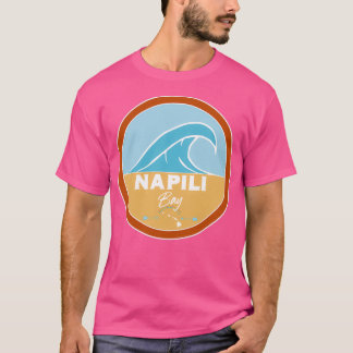 Beach Hawaii Pacific Ocean Beach Waves van Napili  T-shirt