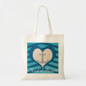 Beach Heart & Anchor Maid of Honor Tas (Voorkant)