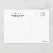 Beach Heart Briefkaart (Achterkant)