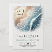 Beach Heart Save The Date (Voorkant)