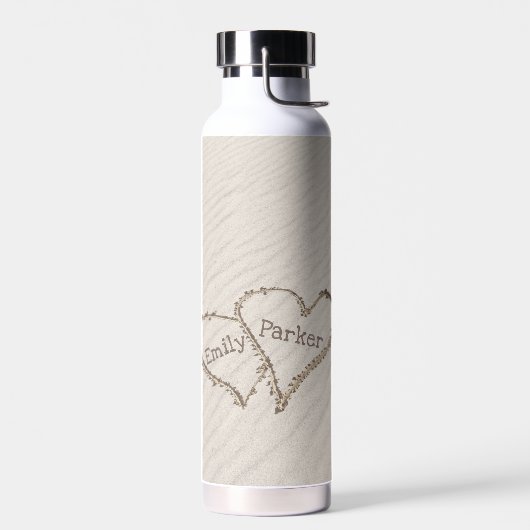 Beach Hearts in zand Waterfles (Links)