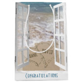 Beach Hearts Medium Gift Bag Cadeauzakje (Voorkant)