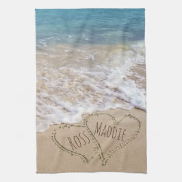 Beach Hearts Theedoek