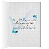 Beach Hearts Wedding Gefeliciteerd (Binnen (Rechts))