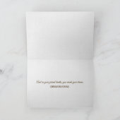 Beach Hearts Wedding Gefeliciteerd Kaart (Binnen)