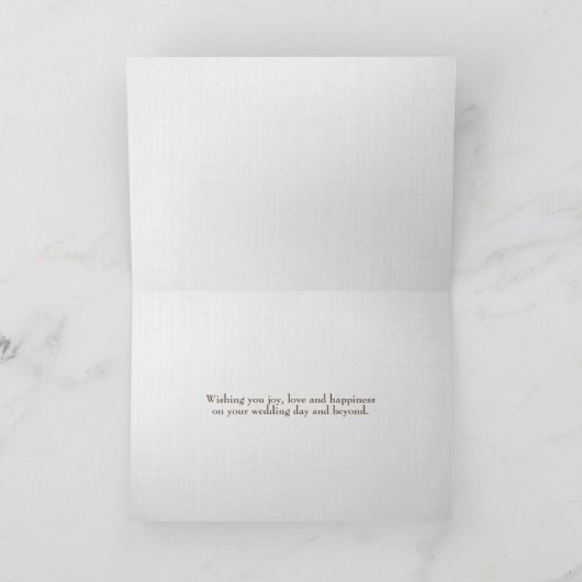 Beach Hearts Wedding Kaart (Binnen)