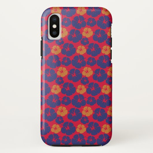 Beach Hibiscus Tropical Floral Case-Mate iPhone Case (Achterkant)