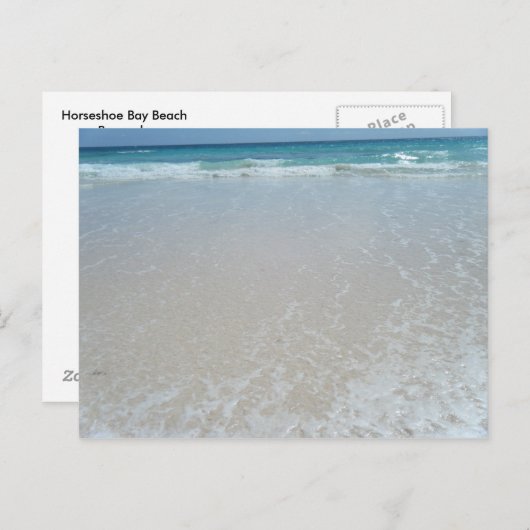 Beach hoefijzer briefkaart (Voorkant / Achterkant)