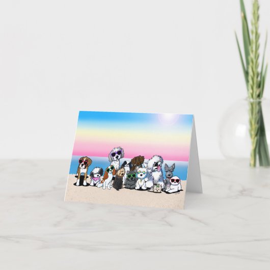 Beach Hogs Bedankkaart (Voorkant)