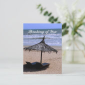 Beach Holiday Briefkaart (Staand voorkant)
