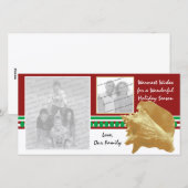 Beach Holiday Feestdagenkaart (Voorkant / Achterkant)