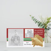 Beach Holiday Feestdagenkaart (Staand voorkant)