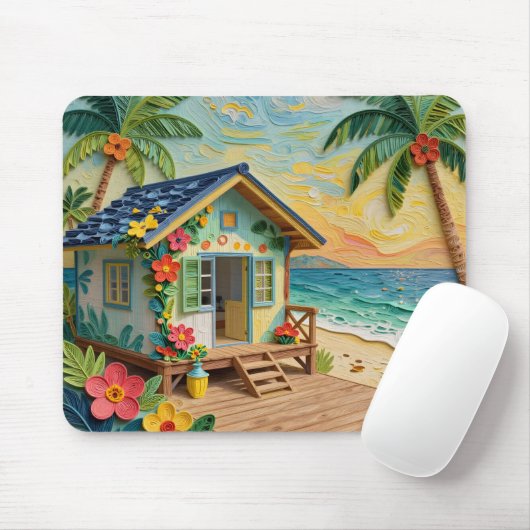 Beach Home Oceanic Coastal Art Muismat (Met muis)