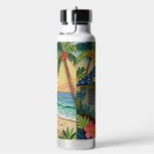Beach Home Oceanic Coastal Art Waterfles (Rechts)