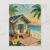 Beach Home Oceanic | Keeping in Touch Briefkaart (Voorkant)
