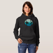 Beach Horse Surfing Equestrian Wakeboarding Water  Hoodie (Voorkant volledig)