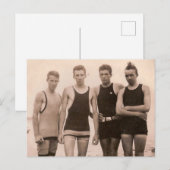 Beach Hotties 1905 Briefkaart (Voorkant / Achterkant)