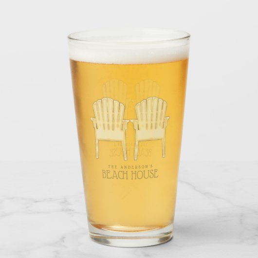 Beach House Adirondack Chairs Gold ID623 Glas (Voorkant gevuld)