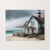 Beach House Art fotopuzzels internet puzzel puzzel (Horizontaal)