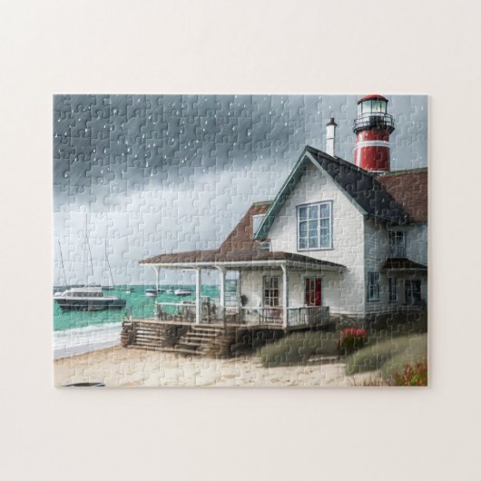 Beach House Art fotopuzzels internet puzzel puzzel Legpuzzel (Horizontaal)