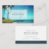 Beach House B&B Vakantiewoningen Foto Visitekaartje (Voorkant / Achterkant)