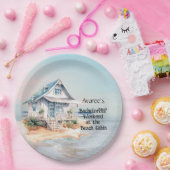 Beach House Bachelorette Party Papieren Bordje (Feest)