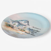 Beach House Bachelorette Party Papieren Bordje (Gekanteld)