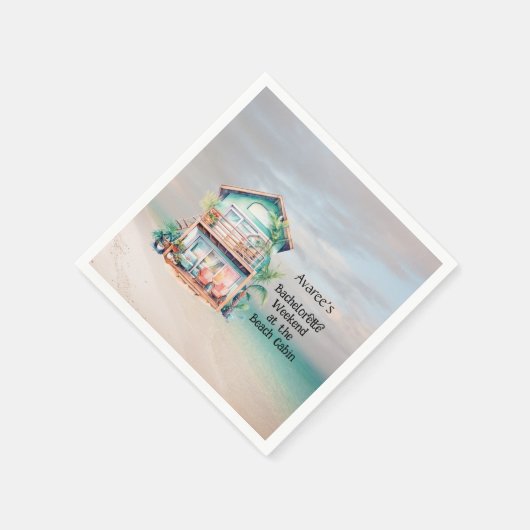 Beach House Bachelorette Party Servet (Hoek)