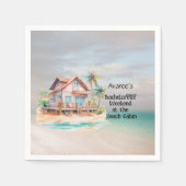 Beach House Bachelorette Party Servet (Voorkant)