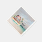 Beach House Bachelorette Party Servet (Hoek)