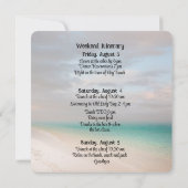 Beach House Bachelorette Party uitnodiging (Achterkant)