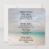 Beach House Bachelorette Party uitnodiging (Achterkant)