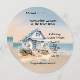Beach House Bachelorette Party uitnodiging
