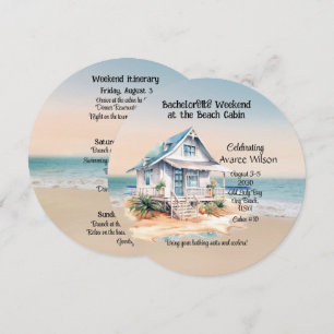 Beach House Bachelorette Party uitnodiging