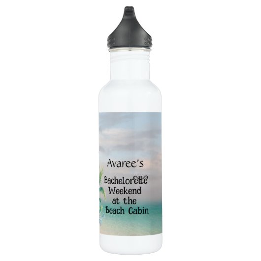 Beach House Bachelorette Party Waterfles (Rechts)