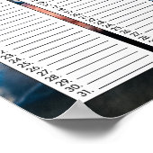 Beach House Beach Rocks Eeuwig Verjaardagskalender Poster (Hoek)