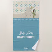 Beach House Beach Scene Lake House Beach Towel Strandlaken (Voorkant)