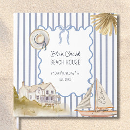 Beach House Blue Coastal Chic Gastinformatie Gastenboek