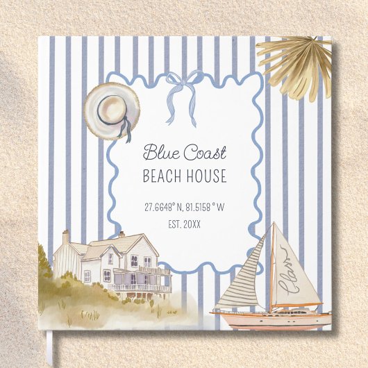 Beach House Blue Coastal Chic Gastinformatie Gastenboek
