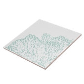 Beach House Blue Coral Tegeltje (Zijkant)