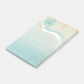 Beach House Clam Shell Aqua Blue ID623 Post-it® Notes (Schuin)