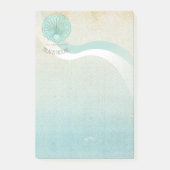 Beach House Clam Shell Aqua Blue ID623 Post-it® Notes (Voorkant)