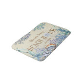 Beach House Coastal Coral Reef Familie Badmat (Gekanteld)