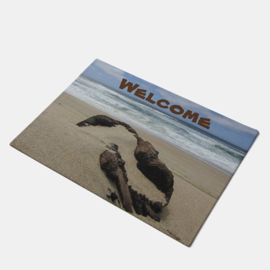 Beach House Coastal Home Ocean Sand Welcome Deurmat (Schuin)
