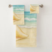 Beach House Conch Shell Bad Handdoek (Insitu)