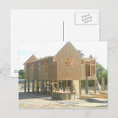Beach House Construction Briefkaart (Voorkant / Achterkant)